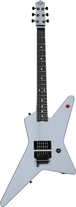 EVH Eddie Van Halen Star Limited Edition Electric Guitar (with Gig Bag), Primer Gray, Full Straight Front