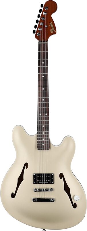 Fender Tom DeLonge Starcaster Electric Guitar, Satin Shore Gold, Full Straight Front