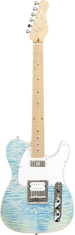 Michael Kelly Mod Shop '55 Electric Guitar, Seymour Duncan, Roasted Maple Fingerboard, Blue Jean Wash, Full Straight Front