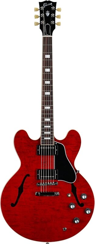 Gibson ES-335 Figured Electric Guitar (with Case), Sixties Cherry, Blemished, Full Straight Front