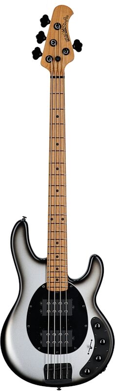 Ernie Ball Music Man StingRay Special HH Electric Bass (with Case), Black Rock, Full Straight Front