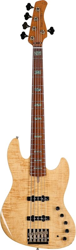 Sire Marcus Miller V10 DX Electric Bass, 5-String (with Case), Natural, Full Straight Front
