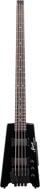 Steinberger Spirit XT-2DB Electric Bass with DB Tuner (and Gig Bag), Black, Blemished, Full Straight Front