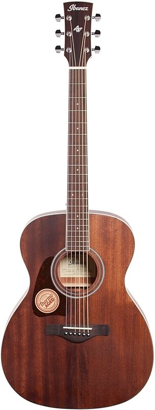Ibanez Artwood AC340L Left-Handed Acoustic Guitar, Open Pore Natural, Full Straight Front