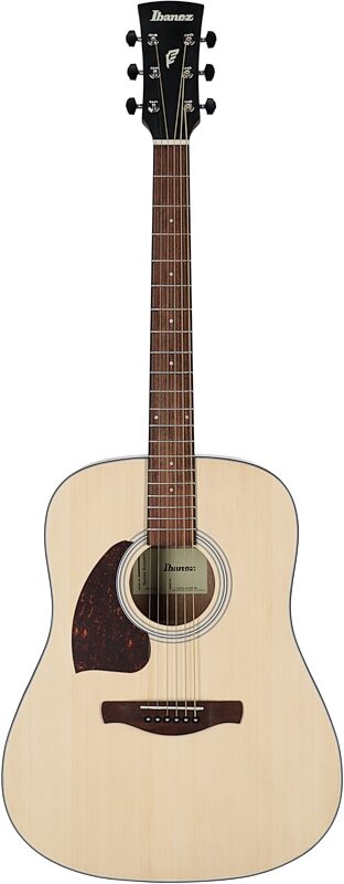 Ibanez PF50L Acoustic Guitar, Left-Handed, Open Pore Natural, Full Straight Front