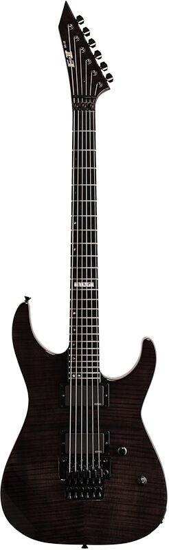 ESP E-II M-2 FM Electric Guitar, See Thru Black, Full Straight Front