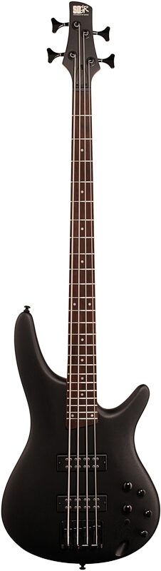 Ibanez SR300E Electric Bass, Weathered Black, Full Straight Front