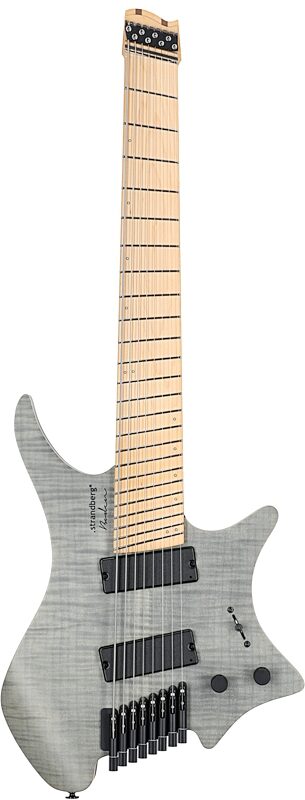 Strandberg Boden NX 8 Richard Henshall Edition Electric Guitar (with Gig Bag), Charcoal, Full Straight Front