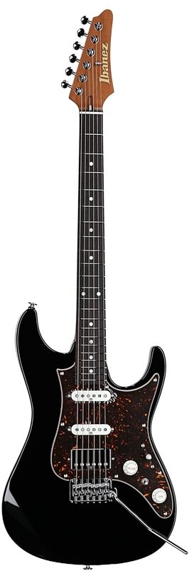 Ibanez AZ2204N Prestige Electric Guitar (with Case), Black, Full Straight Front