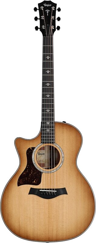 Taylor 514ce Grand Auditorium Acoustic-Electric Guitar, Left-Handed (with Case), Urban Ironbark, Full Straight Front