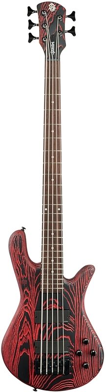 Spector NS Pulse 5-String Bass, Cinder Red, Full Straight Front
