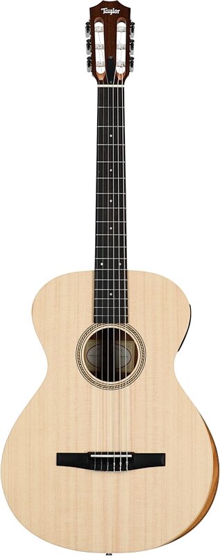 Taylor 12e-N Academy Grand Concert Classical Acoustic-Electric Guitar, Left-Handed, New, Full Straight Front