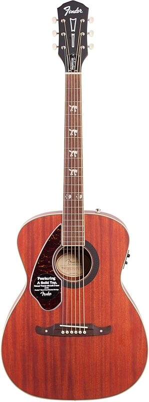 Fender Tim Armstrong Hellcat Acoustic-Electric Guitar, Left-Handed, New, Full Straight Front