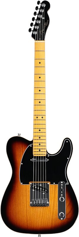 Fender American Ultra Luxe Telecaster Electric Guitar (with Case), 2-Color Sunburst, Full Straight Front