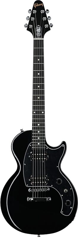Gibson Limited Edition Les Paul Music City Special 50th Anniversary Electric Guitar (with Soft Case), Ebony, Full Straight Front