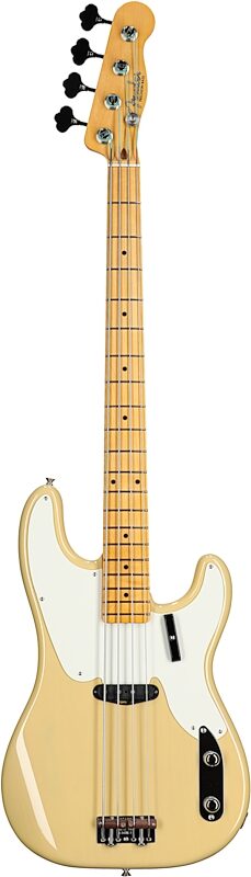 Fender American Vintage II 1954 Precision Electric Bass, Maple Fingerboard (with Case), Vintage Blonde, Full Straight Front