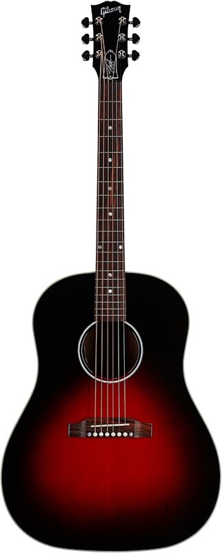 Gibson Slash J-45 Acoustic-Electric Guitar (with Case), Vermillion Burst, Blemished, Full Straight Front