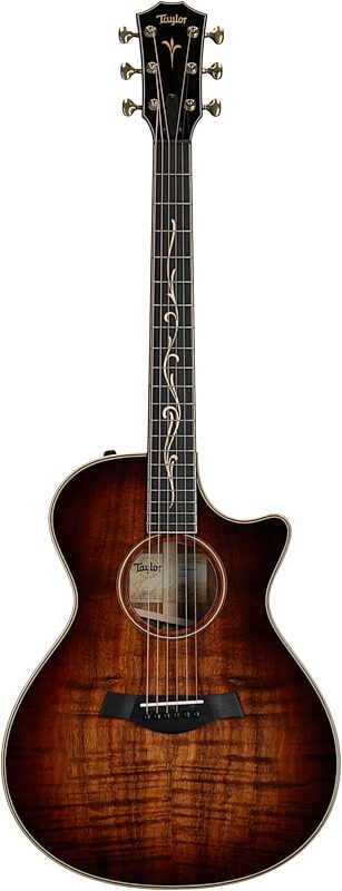 Taylor K22ce Grand Concert Acoustic-Electric Guitar (with Case), New, Full Straight Front