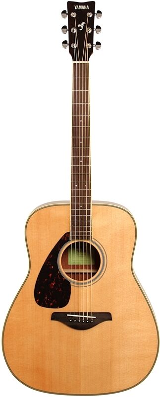 Yamaha FG820L Folk Acoustic Guitar, Left-Handed, New, Full Straight Front