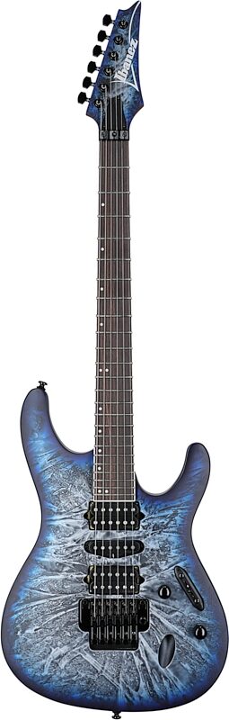 Ibanez S770 Electric Guitar, Cosmic Blue Frozen Matte, Full Straight Front