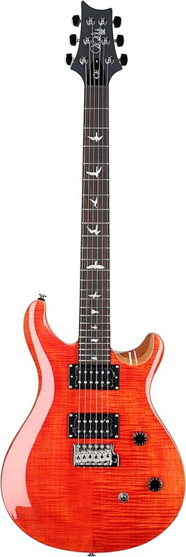 PRS Paul Reed Smith SE CE 24 Electric Guitar (with Gig Bag), Blood Orange, Blemished, Full Straight Front