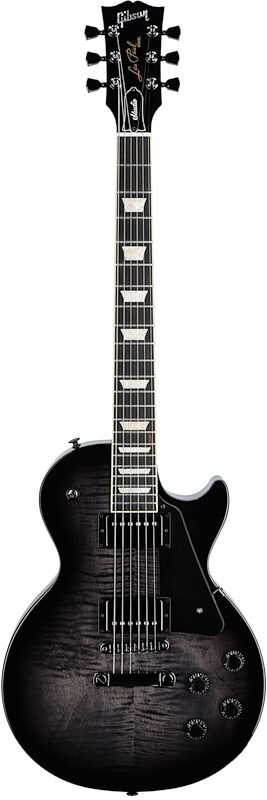 Gibson Les Paul Studio Session Electric Guitar (with Soft Case), Transparent Ebony Burst, Full Straight Front