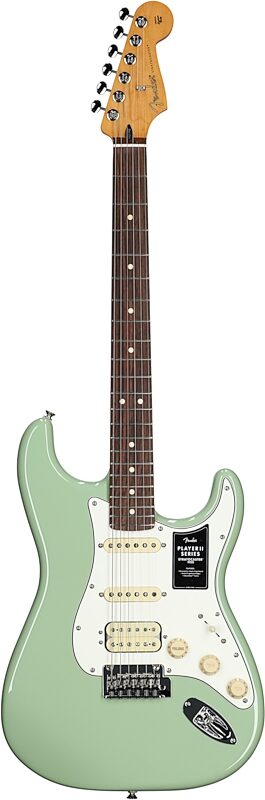 Fender Player II Stratocaster HSS Electric Guitar, with Rosewood Fingerboard, Birch Green, Full Straight Front