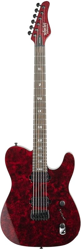 Schecter PT Apocalypse Electric Guitar, Red Reign, Full Straight Front