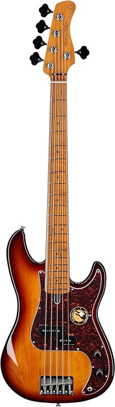 Sire Marcus Miller P5 Electric Bass, 5-String, Tobacco Sunburst, Full Straight Front