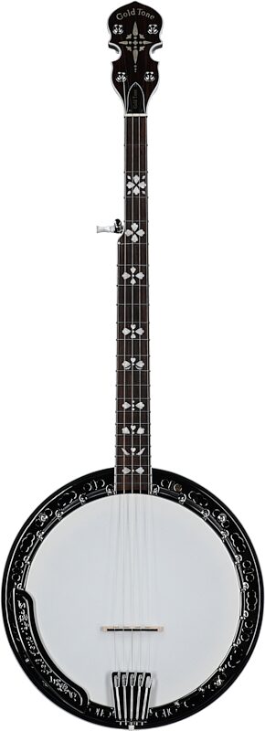 Gold Tone BG-150F Bluegrass Banjo with Flange (and Gig Bag), New, Full Straight Front