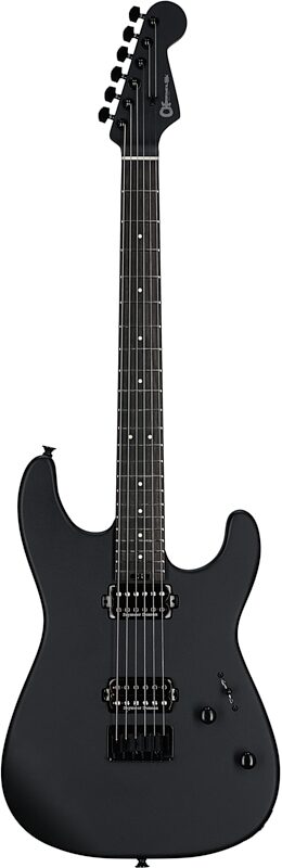 Charvel Pro-Mod Plus SD1 HH HT Electric Guitar, with Ebony Fingerboard, Scorched Earth, Full Straight Front