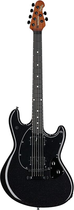 Ernie Ball Music Man StingRay HT Electric Guitar (with Case), Dark Rainbow, Full Straight Front