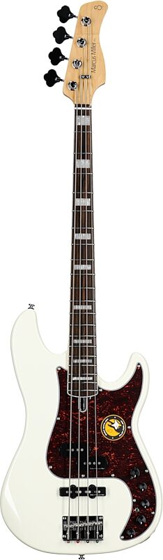 Sire Marcus Miller P7 Electric Bass, Antique White, Full Straight Front