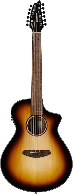 Breedlove ECO Discovery S Concert CE 12-String Acoustic Guitar, New, Full Straight Front