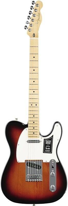 Fender Player Telecaster Electric Guitar, Maple Fingerboard, 3-Color Sunburst, Full Straight Front