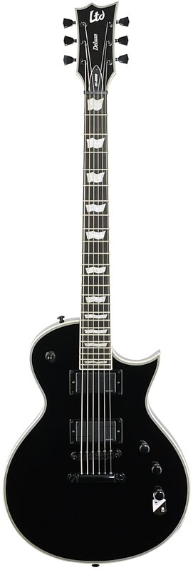 ESP LTD EC-1000S Fluence Electric Guitar, Black, Full Straight Front