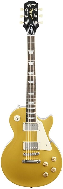 Epiphone Les Paul Standard 50s Electric Guitar, Metallic Gold, Full Straight Front
