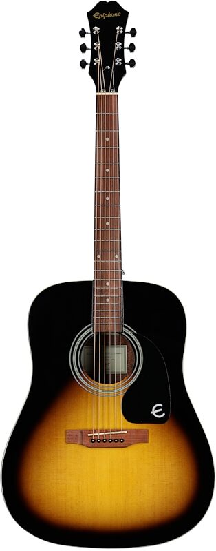 Epiphone Songmaker FT-100 Acoustic Guitar, Vintage Sunburst, Full Straight Front