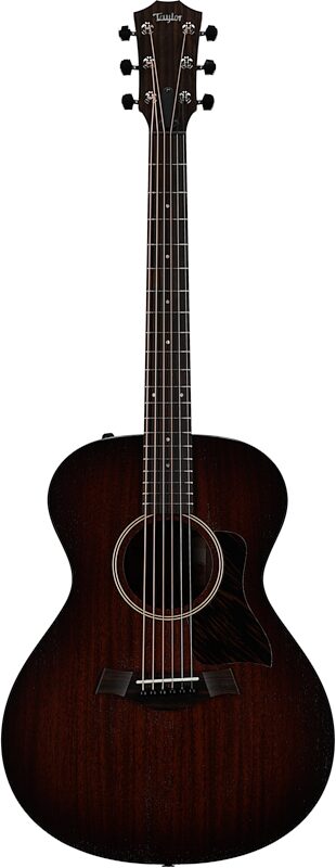 Taylor AD22e American Dream Grand Concert Acoustic-Electric Guitar (with Soft Case), Tobacco Sunburst, with Aerocase, Full Straight Front