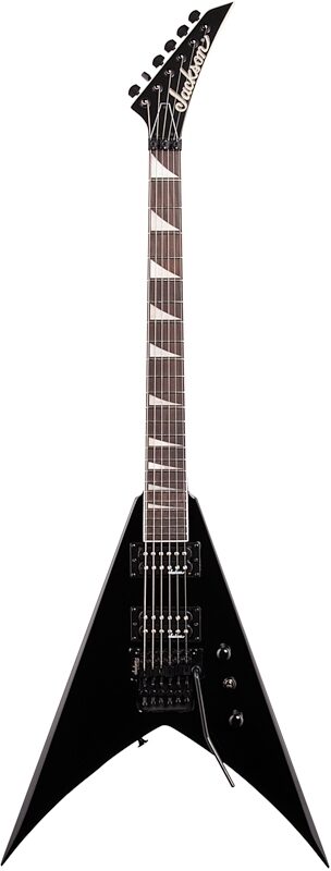 Jackson JS Series King V JS32 Electric Guitar, Amaranth Fingerboard, Gloss Black, Full Straight Front
