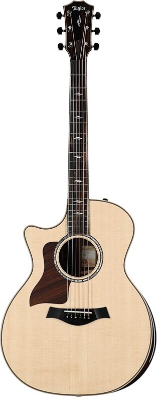 Taylor 814ceV Grand Auditorium Acoustic-Electric Guitar, Left-Handed (with Case), New, Full Straight Front