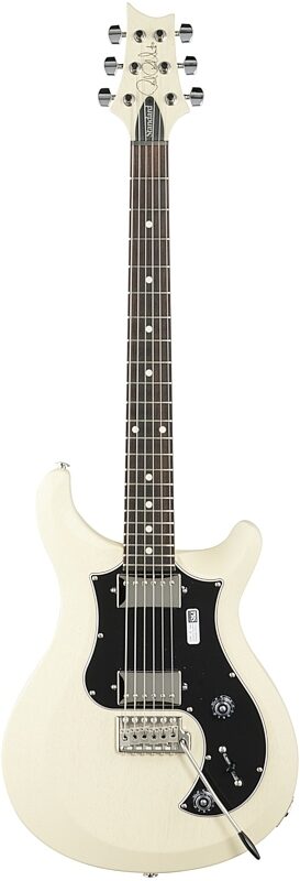 PRS Paul Reed Smith S2 Satin Standard 22 Electric Guitar (with Gig Bag), Antique White, Full Straight Front