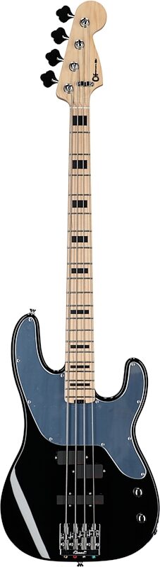 Charvel Frank Bello Signatue SoCal PJ IV Electric Bass, Black, Full Straight Front