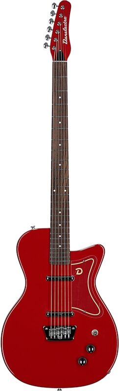 Danelectro '56 Baritone Electric Guitar, Red, Full Straight Front
