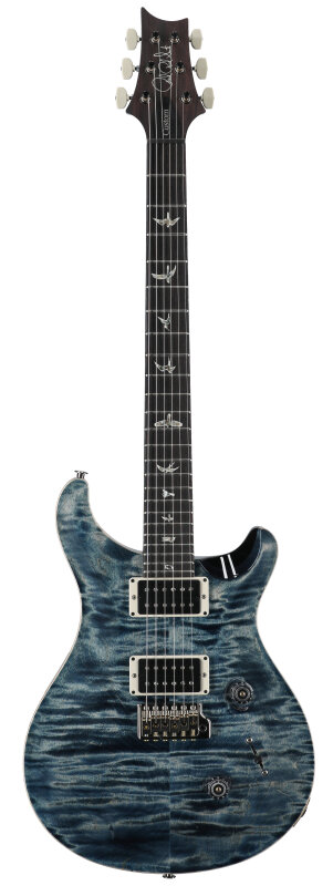 PRS Paul Reed Smith Custom 24 Gen III Electric Guitar (with Case), Faded Whale Blue, Blemished, Full Straight Front