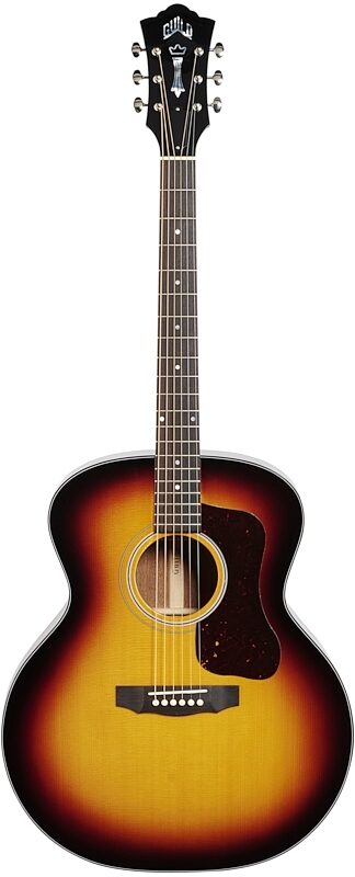 Guild F-40 Traditional Jumbo Acoustic Guitar (with Case), Antique Sunburst, Full Straight Front