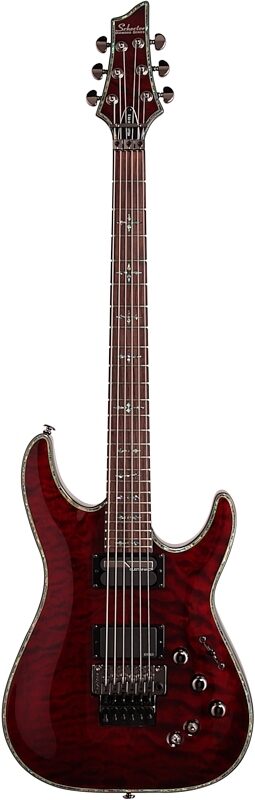 Schecter Hellraiser C-1 FR-S Electric Guitar, Black Cherry, Full Straight Front