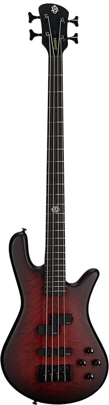 Spector NS Pulse II Electric Bass, Black Cherry Matte, Full Straight Front