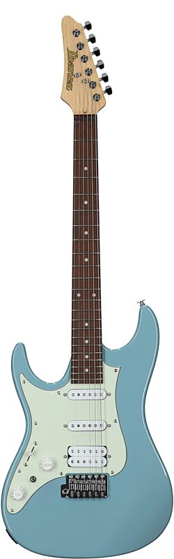 Ibanez AZ Essentials Electric Guitar, Left-Handed, Purist Blue, Full Straight Front