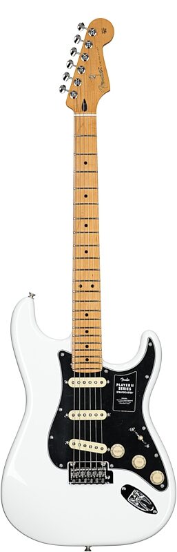 Fender Player II Stratocaster Electric Guitar, with Maple Fingerboard, Polar White, Full Straight Front